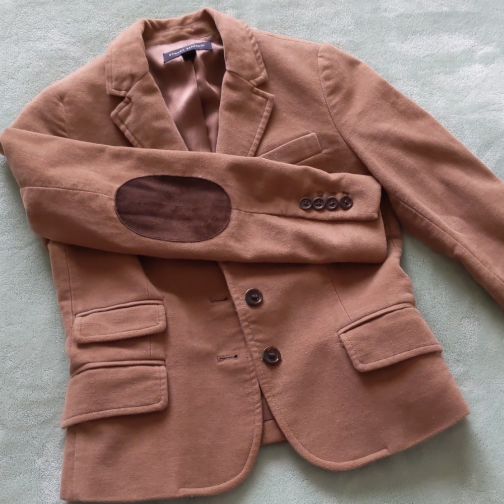 Women's tan banana republic hacking jacket, 00P